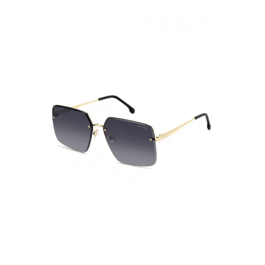 Carrera, Ochelari de soare aviator cu lentile in degrade, Auriu, Negru, 61-14-140