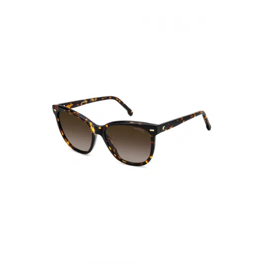 Carrera, Ochelari de soare butterfly cu lentile in degrade, Auriu, Negru, 56-17-140