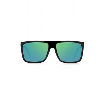 Carrera, Ochelari de soare drepunghiulari cu lentile polarizate, Negru, Turcoaz, Verde lime, 58-16-145