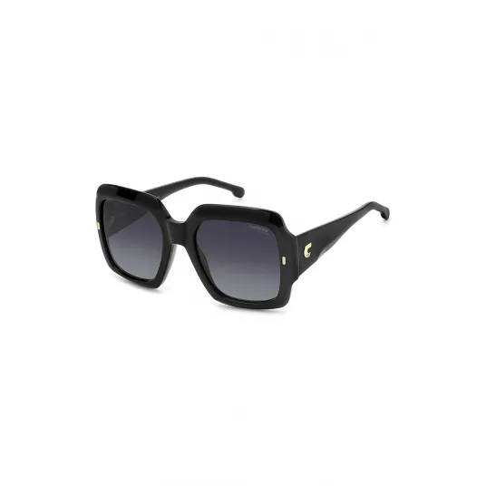 Carrera, Ochelari de soare patrati supradimensionati, Negru, 54-21-140
