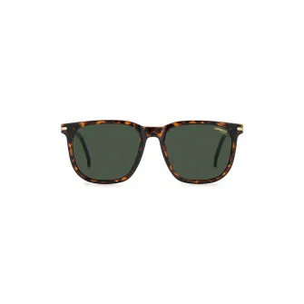 Carrera, Ochelari de soare unisex cu lentile uni, Maro inchis, Maro scortisoara, Verde feriga, 54-18-145