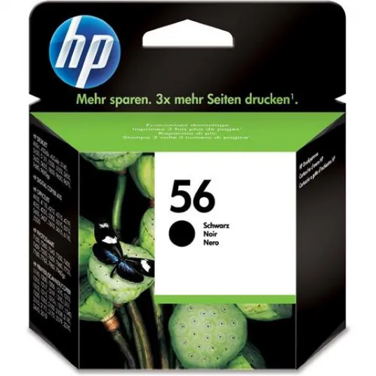 Черный картридж HP C6656AE