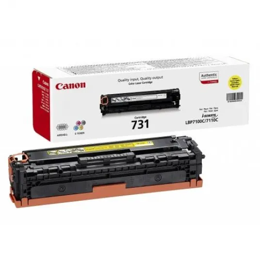 Тонер-картридж Canon CRG731Y, желтый