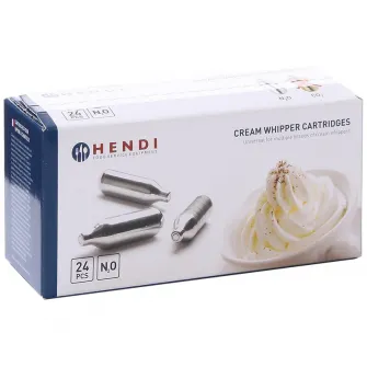 Cartuse Hendi, pentru aparat frisca, 24 buc/cutie