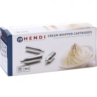 Cartuse Hendi, pentru aparat frisca, 50 buc/cutie