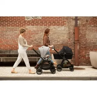 Carucior compact pentru bebelusi Nuna TRIV Next Caviar, de la nastere
