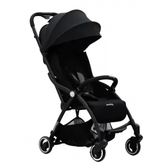 Carucior pentru bebelusi Hamilton Magic Fold S1 Plus Black, negru