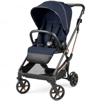 Carucior pentru bebelusi Peg Perego Vivace, 0 - 22 kg, Blue Shine, Albastru