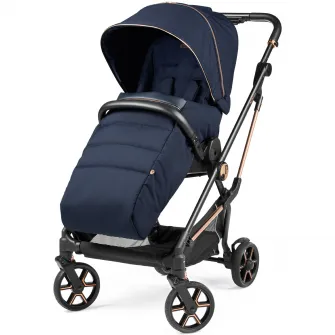 Carucior pentru bebelusi Peg Perego Vivace, 0 - 22 kg, Blue Shine, Albastru