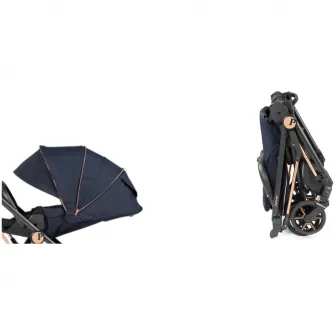 Carucior pentru bebelusi Peg Perego Vivace, 0 - 22 kg, Blue Shine, Albastru