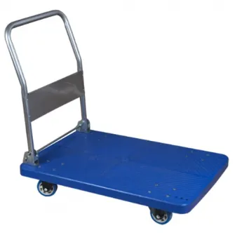 Carucior platforma 300 Kg, Evotools, 89x58 cm, maner otel pliabil, platforma PVC