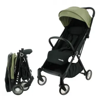 Carucior sport compact ultralight, Nania Orla, cu pliere automata, kaki black