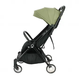Carucior sport compact ultralight, Nania Orla, cu pliere automata, kaki black