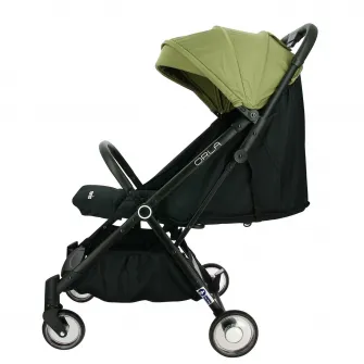 Carucior sport compact ultralight, Nania Orla, cu pliere automata, kaki black