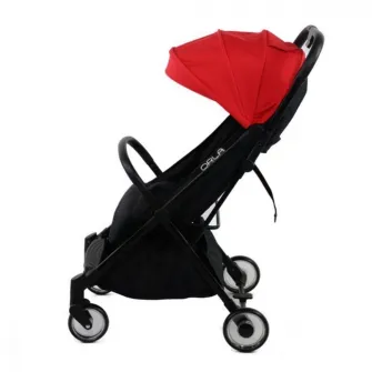 Carucior sport compact ultralight, Nania Orla, cu pliere automata, red black