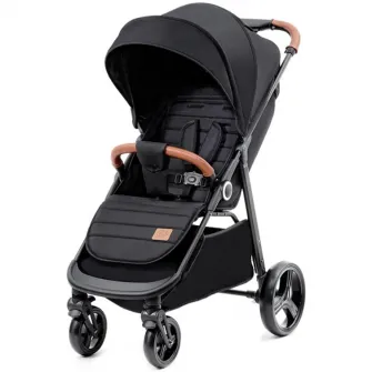 Carucior sport, ultra compact, Kinderkraft Grande Plus, 0-22 kg, negru