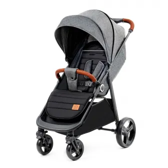 Carucior sport, ultra compact, Kinderkraft Grande Plus, 0-22 kg, grey