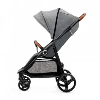 Carucior sport, ultra compact, Kinderkraft Grande Plus, 0-22 kg, grey