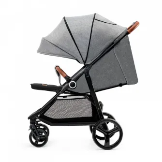 Carucior sport, ultra compact, Kinderkraft Grande Plus, 0-22 kg, grey