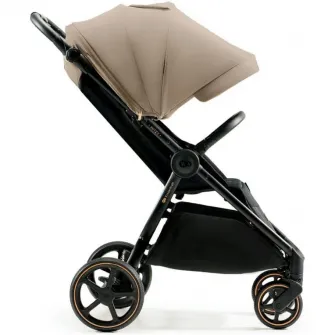 Carucior sport, ultra compact, Kinderkraft Mitzy, 0-22 kg, linen beige