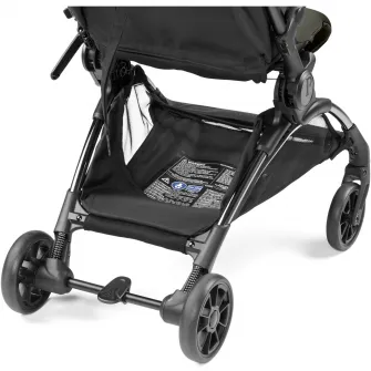 Carucior ultracompact, usor, pentru bebelusi Peg Perego Volo, compatibil avion, geanta transport inclusa, 0 - 22 kg, Metal, Verde