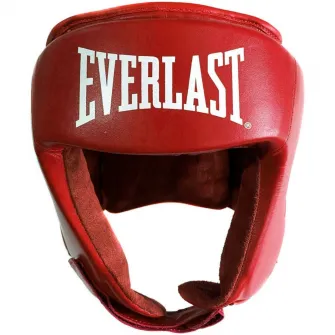 Casca box Everlast Amateur Competition, marimea L, rosu