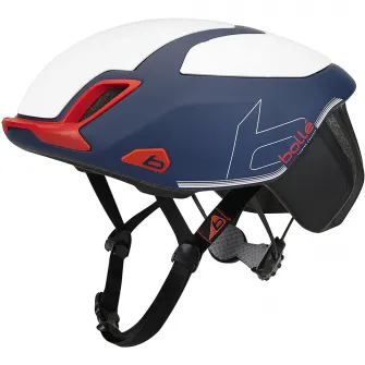 Casca de ciclism Bolle The One Road Premium, marime 51-54cm, alb-albastru