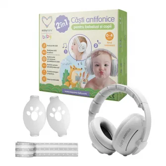 Casti antifonice pentru bebelusi si copii Easycare Baby, 0-4 ani