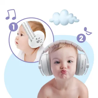 Casti antifonice pentru bebelusi si copii Easycare Baby, 0-4 ani