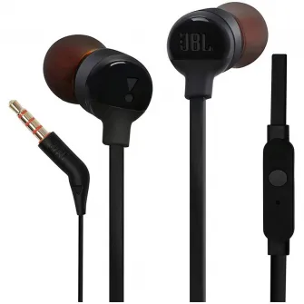 Casti Audio In Ear JBL Tune 110, Cu fir, Negru