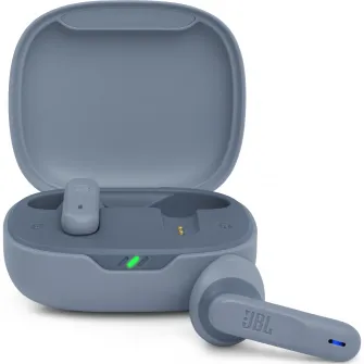 Casti audio in-ear JBL Wave 300TWS, True Wireless, Bluetooth, Deep Bass, IPX2, Touch Control, Dual Connect, Albastru