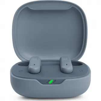 Casti audio in-ear JBL Wave 300TWS, True Wireless, Bluetooth, Deep Bass, IPX2, Touch Control, Dual Connect, Albastru