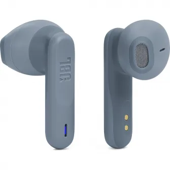 Casti audio in-ear JBL Wave 300TWS, True Wireless, Bluetooth, Deep Bass, IPX2, Touch Control, Dual Connect, Albastru