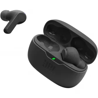 Casti audio in-ear JBL Wave Beam, True Wireless, Bluetooth, Deep Bass, Negru