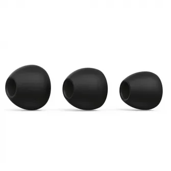 Casti Audio In-Ear Philips, TAE1105BK/00, cu fir, Microfon, Negru