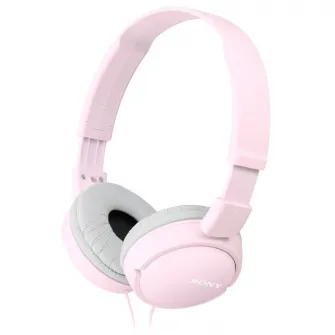 Casti Audio On Ear Sony MDR-ZX110P, Cu fir, Roz