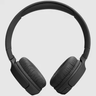 Casti audio wireless on-ear JBL Tune 520BT, JBL Pure Bass Sound, Bluetooth 5.3, Conexiune multi-point, Asistent vocal, Negru
