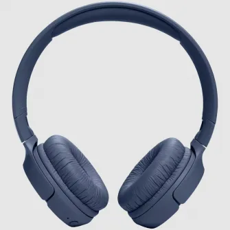 Casti audio wireless on-ear JBL Tune 520BT, JBL Pure Bass Sound, Bluetooth 5.3, Conexiune multi-point, Asistent vocal, Albastru
