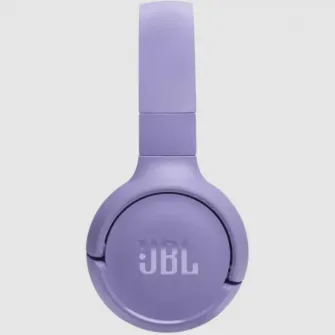 Casti audio wireless on-ear JBL Tune 520BT, JBL Pure Bass Sound, Bluetooth 5.3, Conexiune multi-point, Asistent vocal, Violet