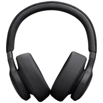 Casti audio wireless over-ear JBL LIVE 770NC, True Adaptive NC, Bluetooth, Multi-Point, Negru