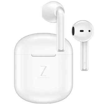 Casti bluetooth stereo ZTE Buds, True Wireless Headphones, Alb
