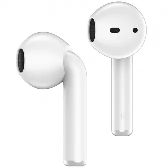 Casti bluetooth stereo ZTE Buds, True Wireless Headphones, Alb