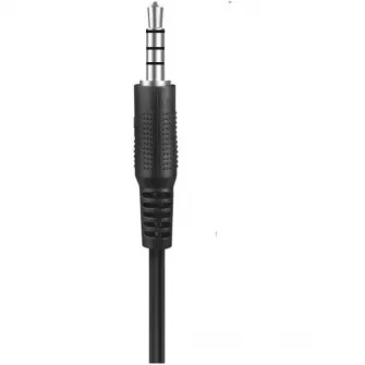 Casti cu microfon Office A+, 3.5'' plug, cable 1.9m, black