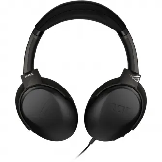 Casti gaming ASUS ROG Strix GO Core, difuzoare ASUS Essence 40mm, incinte etanse, compatibile multiplatforma, 3.5mm, pliabile, Negru