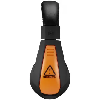 Casti gaming Canyon Star Raid GH-1A, Jack 3.5, Microfon, Negru