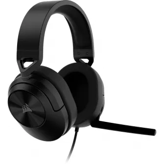 Casti gaming cu microfon Corsair HS55 Stereo, Negru Carbon