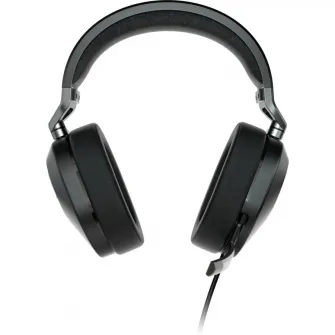Casti gaming cu microfon Corsair HS65, Surround, Dobly Audio 7.1 Sound ID, conector USB  3.5mm, Negru Carbon