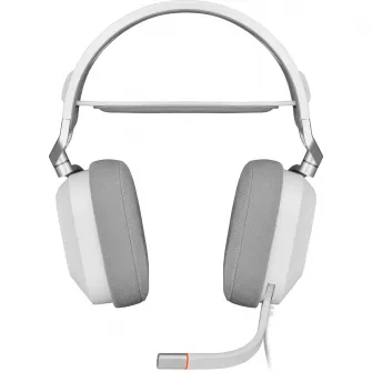Casti gaming cu microfon Corsair HS80 RGB USB, Surround, Dolby Audio 7.1 24Bit, Alb