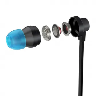 Casti gaming in-ear Logitech G333, Negru