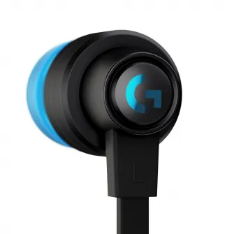 Casti gaming in-ear Logitech G333, Negru
